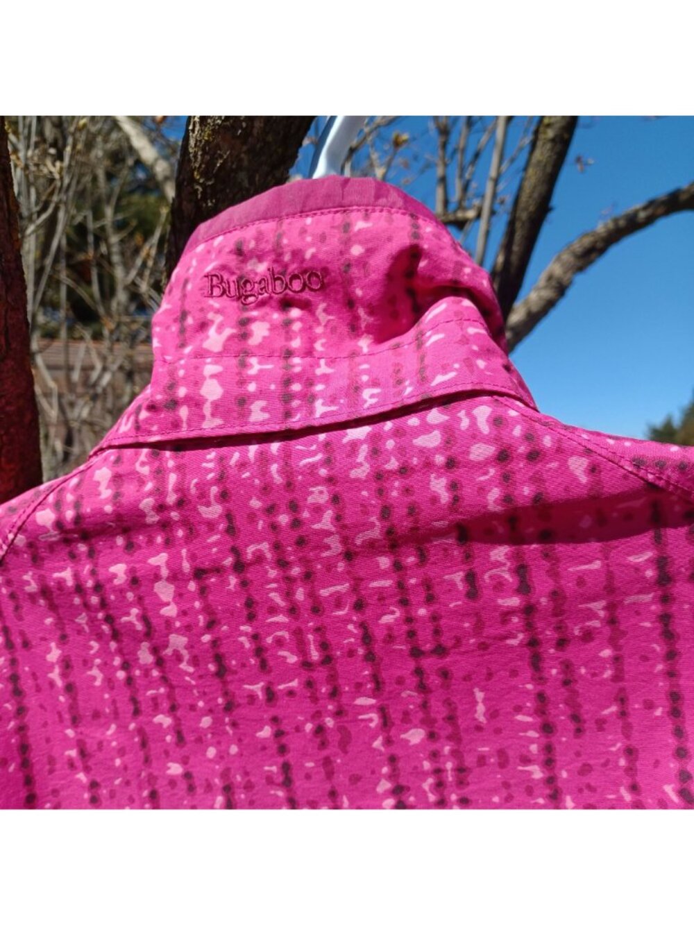 Columbia Bugaboo Windbreaker Jacket Lightweight Pink Outdoor Utility Womens 3X - Picture 5 of 16